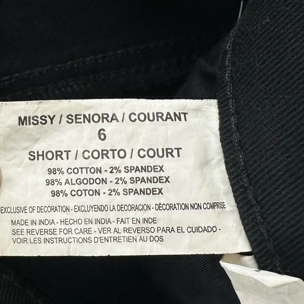 Gloria Vanderbilt Amanda Jeans Women 6 Stretch Denim Classic Fit High Rise Black - Picture 13 of 13
